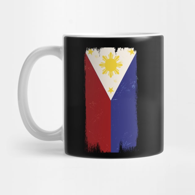 Philippines Flag Grunge Style by SunburstGeo